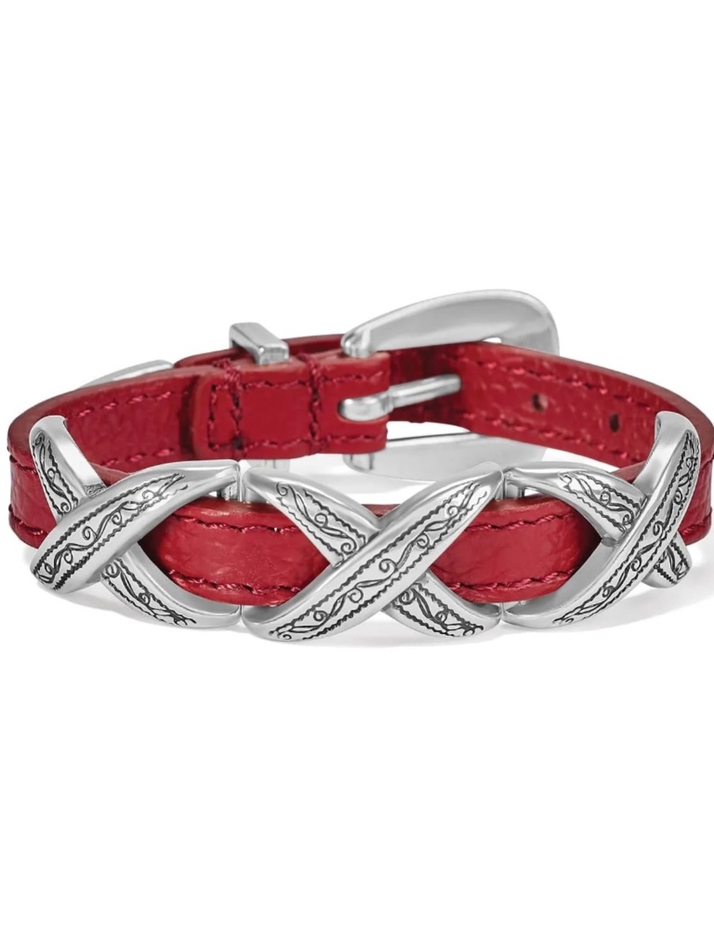Brighton Kriss Kross Etched Bandit Bracelet